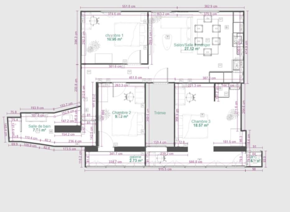 Cosy Queen - 3Ch - Hyper Centre & Parking Pau Εξωτερικό φωτογραφία